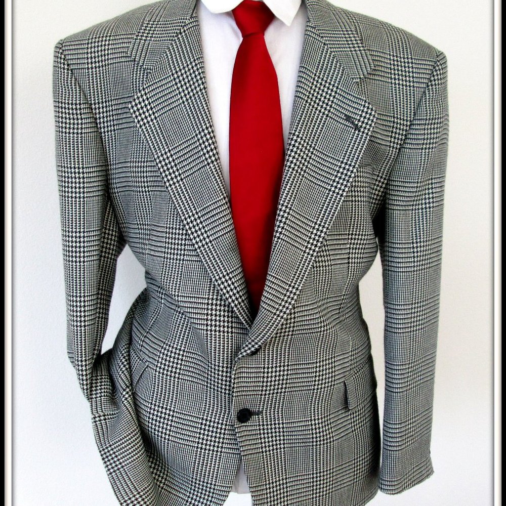 OLIVER HUNT PLEAD CHEEKS MENS SPORTS JACKET  SIZE 44 R